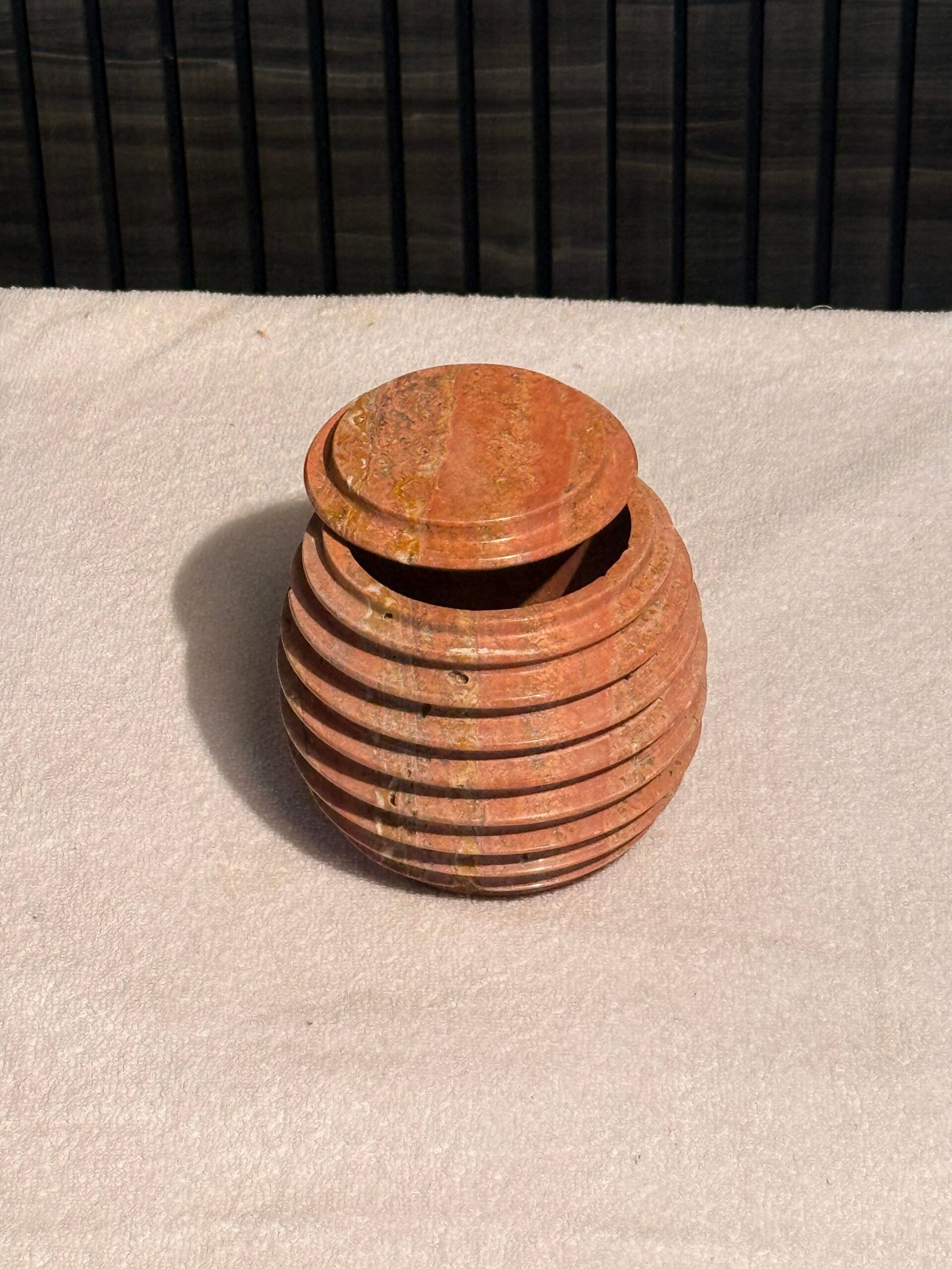 Natural stone bowls and serving pieces