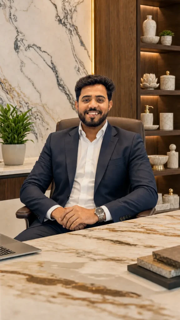 Mahesh Kumawat, Founder of Stone Era natural stone manufacturer and exporter